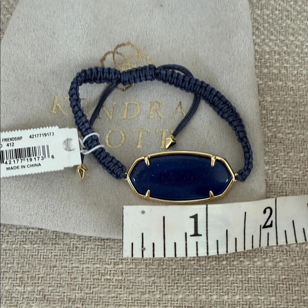 Kendra Scott Navy and Gold Bracelet - Picture 9 of 9